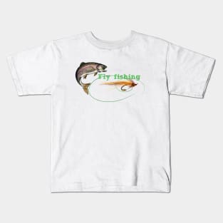 Fly fishing Kids T-Shirt